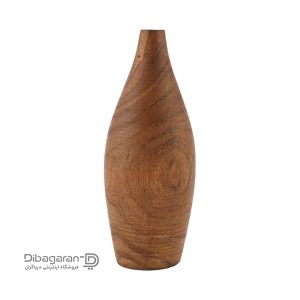 گلدان چوبی دکوری خمره‌ای