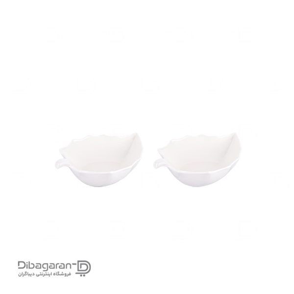 کاسه سرامیکی گلدکیش مدل برگ 2 عددی کد G201511 کاسه سرامیکی گلدکیش مدل برگ 2 عددی کد G201511