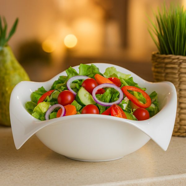 لایف استایل کاسه سالاد خوری سرامیکی گلدکیش کد G208525