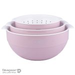 آبکش و لگن 6 پارچه لیمون کد 2066