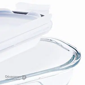 ظرف نگهدارنده شیشه ای لیمون 500 میلی لیتر کد 2005