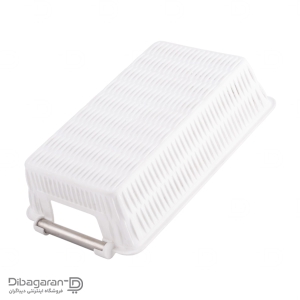 سبد طرح بامبو دسته استیل لیمون کد 1384