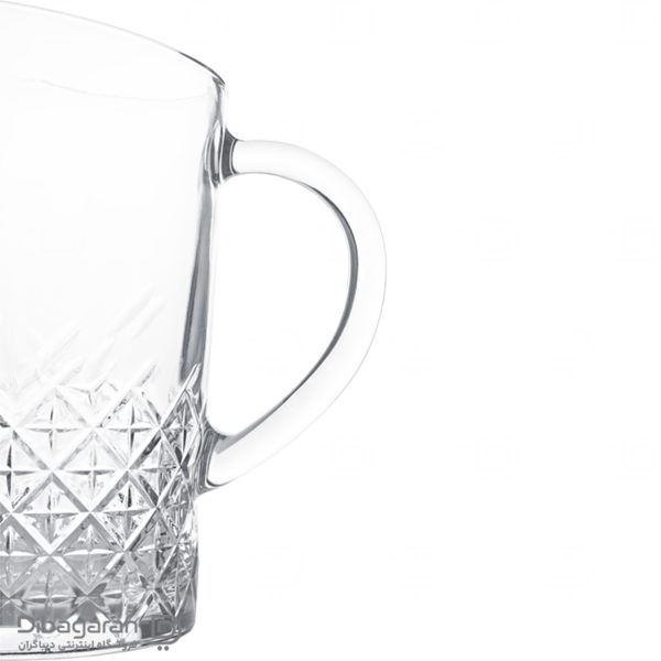 نمای بغل ابعاد پارچ بلور پاشاباغچه مدل تایملس نمای بغل ابعاد پارچ بلور پاشاباغچه مدل تایملس