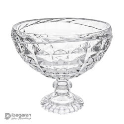 نمایش از جلو آجیل خوری پایه دار پیرلس مدل آکوامارین کد 72200W