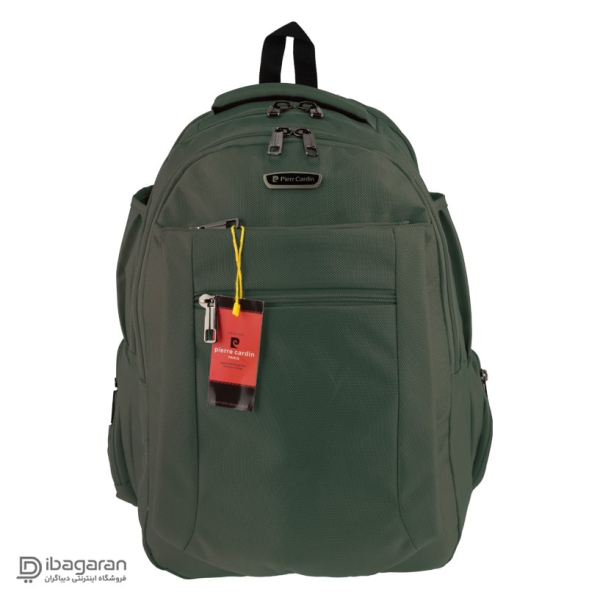 کوله پشتی لپ تاپ پیر کاردین بژ کوله پشتی لپ تاپ پیر کاردین فیلی
