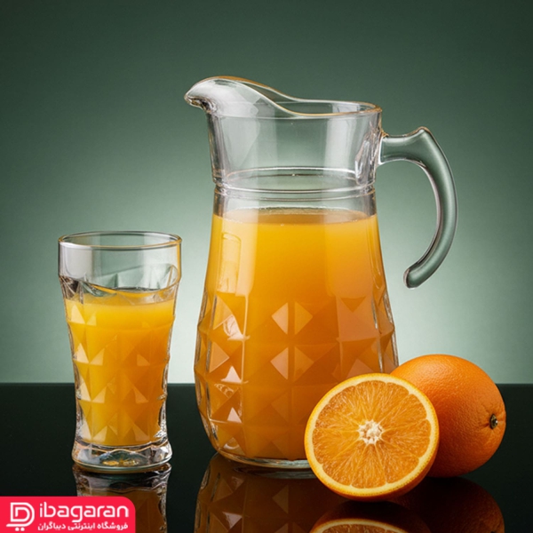 لایف استایل پارچ و لیوان پیرلس مدل آکوامارین کد 801300W لایف استایل پارچ و لیوان پیرلس مدل آکوامارین کد 801300W