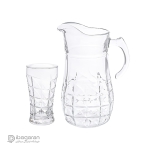 پارچ و لیوان پیرلس مدل آکوامارین کد 801300W