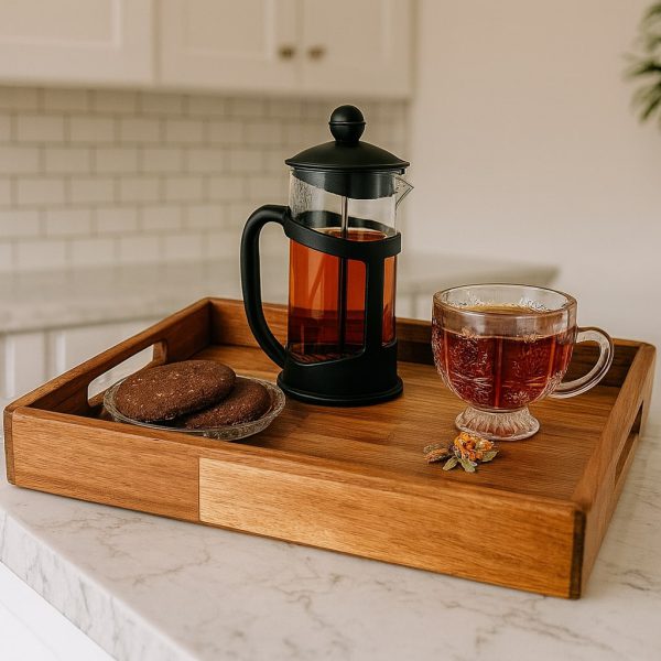 لایف استایل سینی چوبی یاکا مدل آکاسیا مستطیل لایف استایل سینی چوبی یاکا مدل آکاسیا مستطیل