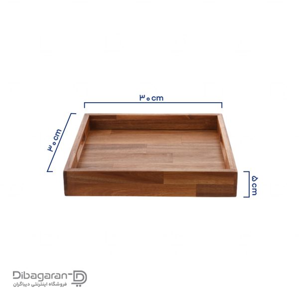 سینی چوبی یاکا مدل آکاسیا مربع 30cm سینی چوبی یاکا مدل آکاسیا مربع 30cm