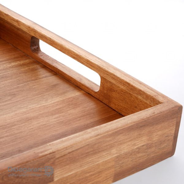 سینی چوبی یاکا مدل آکاسیا مربع نمای نزدیک سینی چوبی یاکا مدل آکاسیا مربع نمای نزدیک