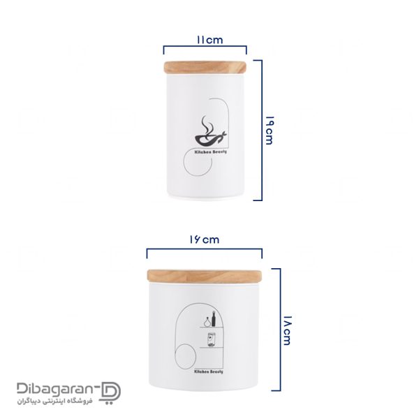 ابعاد سرویس آشپزخانه 10 پارچه بهاز کالا کد DL03121