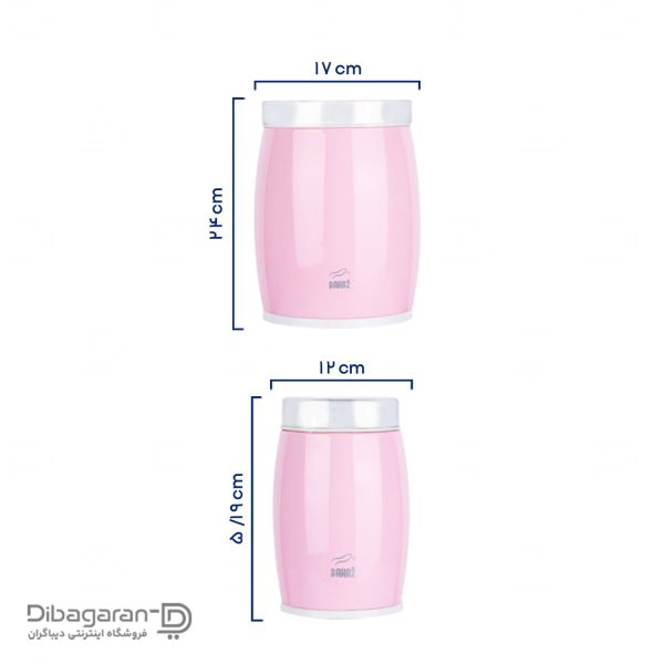 ابعاد سرویس آشپزخانه 8 پارچه بهاز کالا کد 08250