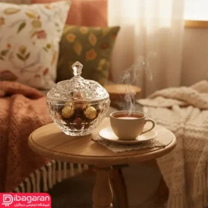 شکلات خوری شفاف پیرلس مدل 01000W مناسب پذیرایی