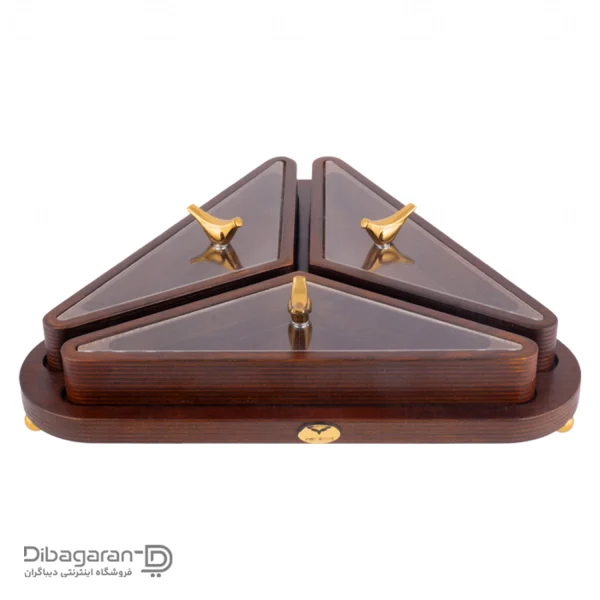 اردو خوری چوبی ایندو وود مدل مثلثی سه خانه کد 9940/33 خرید و قیمت اردو خوری چوبی ایندو وود مدل مثلثی سه خانه کد 9940/33