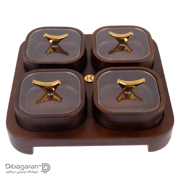 اردو خوری چوبی ایندو وود چهار خانه کد 9940/4 اردو خوری چوبی ایندو وود مدل چهار خانه کد 9940/4