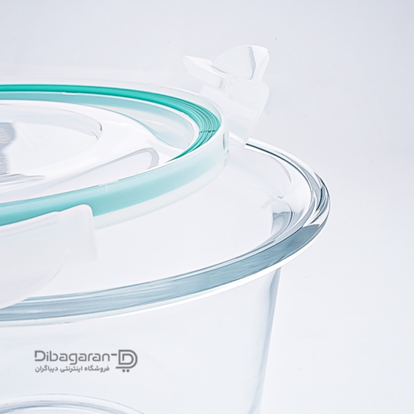 نمای نزدیک ظرف نگهدارنده شیشه ای لیمون 1.2 لیتر کد 2077 نمای نزدیک ظرف نگهدارنده شیشه ای لیمون 1.2 لیتر کد 2077