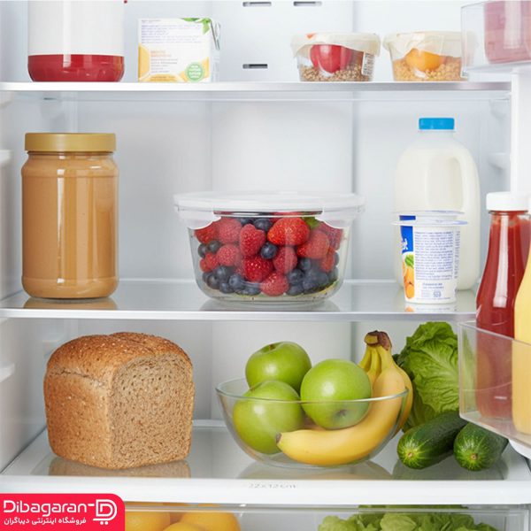 دکوراتیو ظرف نگهدارنده شیشه ای لیمون 2 لیتر کد 2076