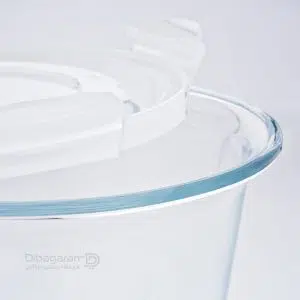 ظرف نگهدارنده شیشه ای لیمون 2 لیتر کد 2076
