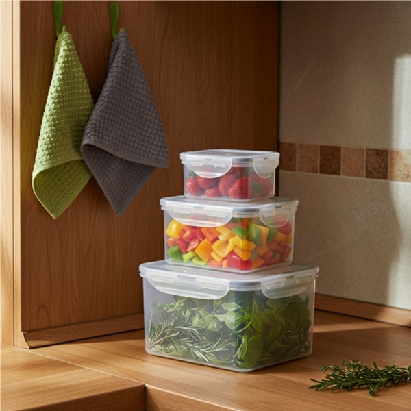 لایف استایل ظروف نگهدارنده 6 تکه لیمون کد 778