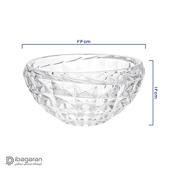 nut bowl peerless aquamarine code 62200W (4) ابعاد و اندازه های آجیل خوری پیرلس مدل آکوامارین کد 62200W