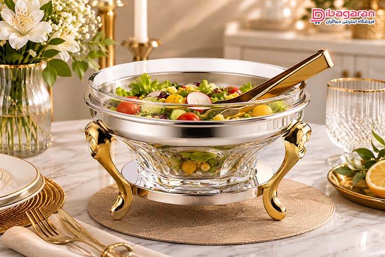 سوفله سالاد خوری سافینوکس حلقه نگین مدل SBM001