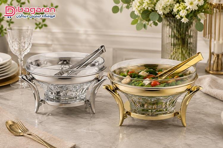 سوفله سالاد خوری سافینوکس با انبر مدل SRB002