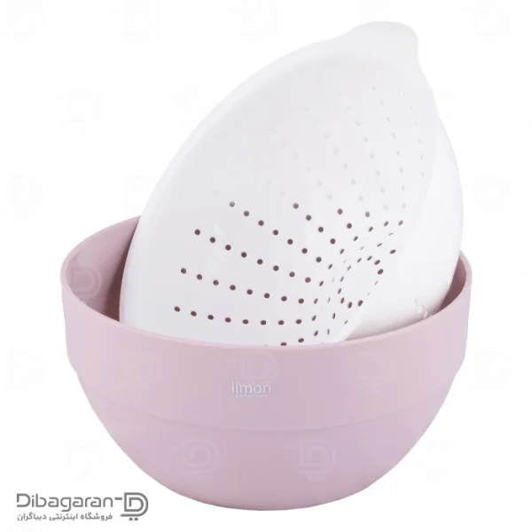بررسی آبکش و لگن 6 پارچه لیمون کد 2066