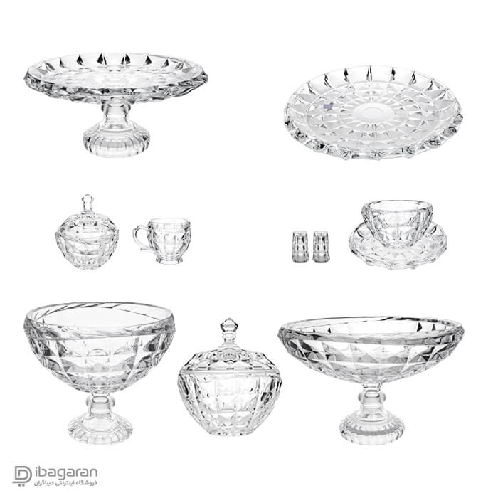 سرویس پذیرایی پیرلس مدل آکوامارین 25 پارچه کد 802900W