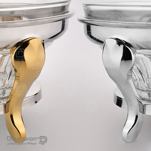 سوفله سالاد خوری سافینوکس مدل الماس با انبر کد SDM003 (3) سوفله سالاد خوری سافینوکس مدل الماس با انبر کد SDM003 پایه