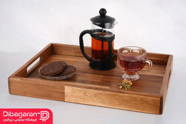 سینی چوبی یاکا مدل آکاسیا