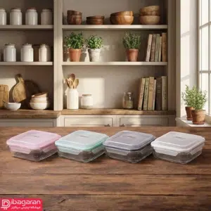 ظرف نگهدارنده شیشه ای لیمون 2.1 لیتری مدل 2045