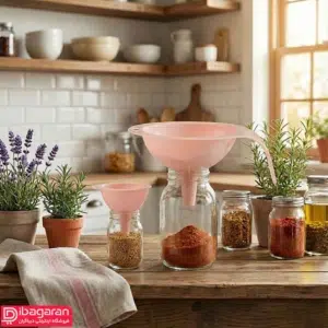 قیف پلاستیکی لیمون دوقلو کد 1106