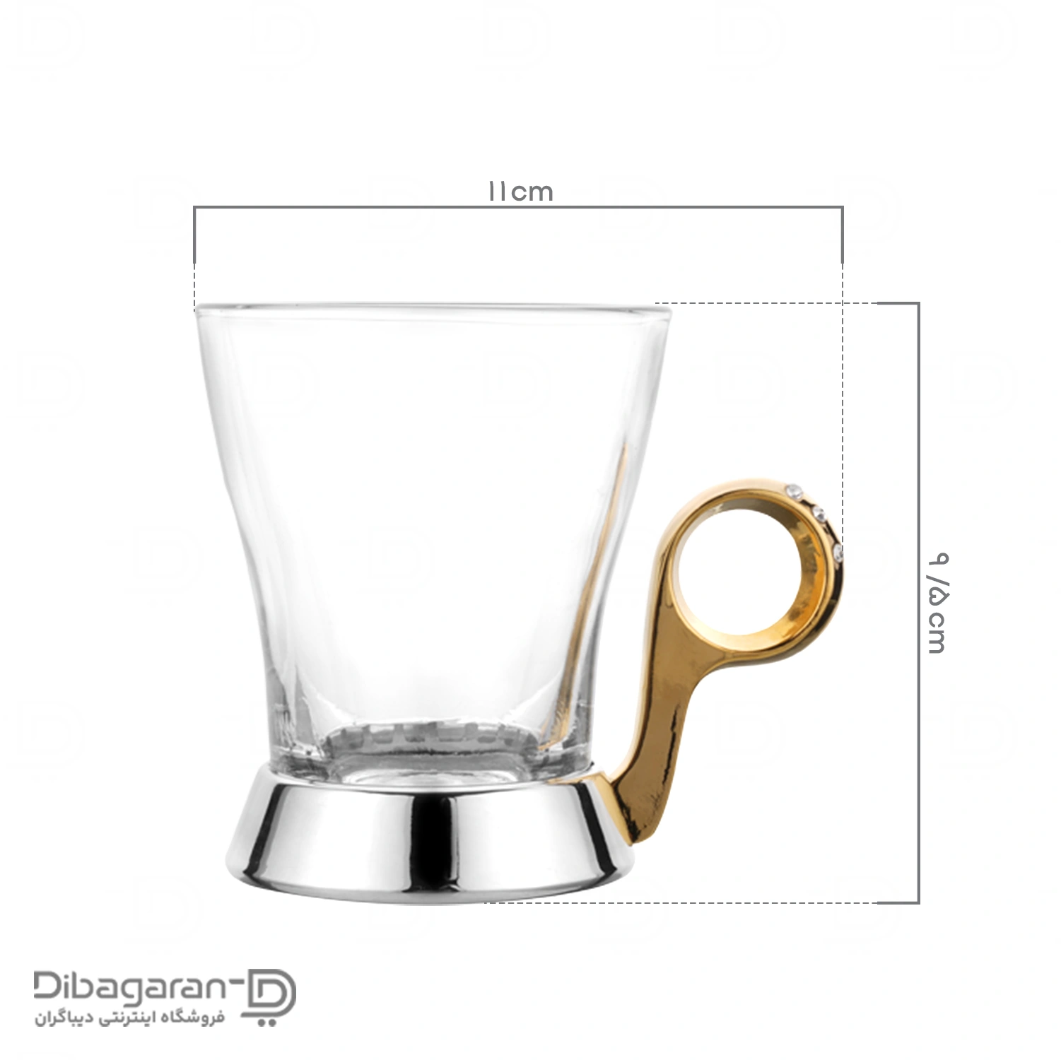 لیوان انگاره سافینوکس مدل حلقه نگین کد CM004 لیوان انگاره سافینوکس مدل حلقه نگین کد CM004