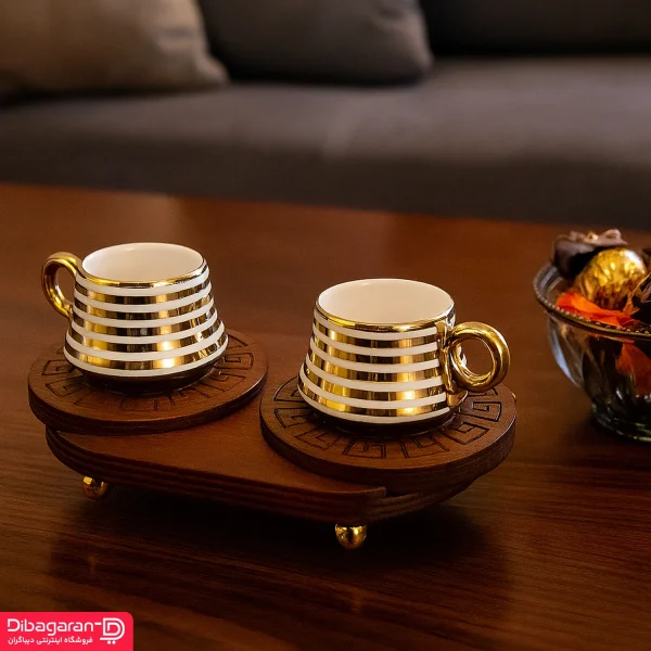 ست قهوه خوری ایندو وود کد 90120 خرید و قیمت ست قهوه خوری ایندو وود کد 90120