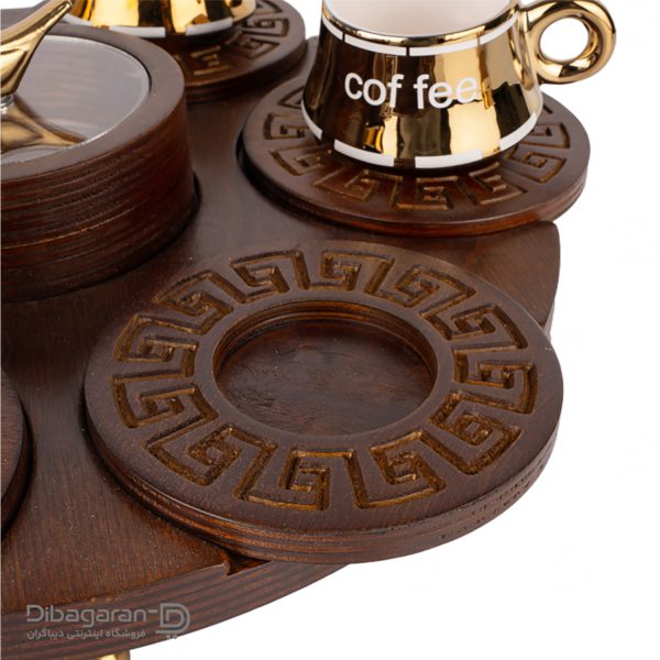 ست قهوه خوری ایندو وود کد 90160 نمای زیر ست قهوه خوری ایندو وود کد 90160 نمای زیر