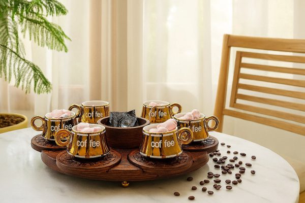 ست قهوه خوری ایندو وود کد 90160 لایف استایل ست قهوه خوری ایندو وود کد 90160 لایف استایل