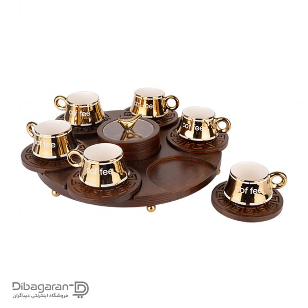 ست قهوه خوری ایندو وود کد 90160 نمای بغل ست قهوه خوری ایندو وود کد 90160 نمای بغل