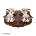 خرید و قیمت ست قهوه خوری ایندو وود کد 90140