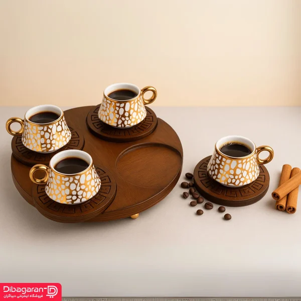 ست قهوه خوری ایندو وود کد 90140 خرید و قیمت ست قهوه خوری ایندو وود کد 90140