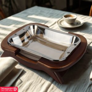 سوفله خوری مستطیل ایندو وود کد 9914/3