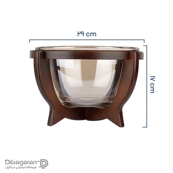 سوفله سالاد خوری ایندو وود کد 9915/24 خرید و قیمت سوفله سالاد خوری ایندو وود کد 9915/24