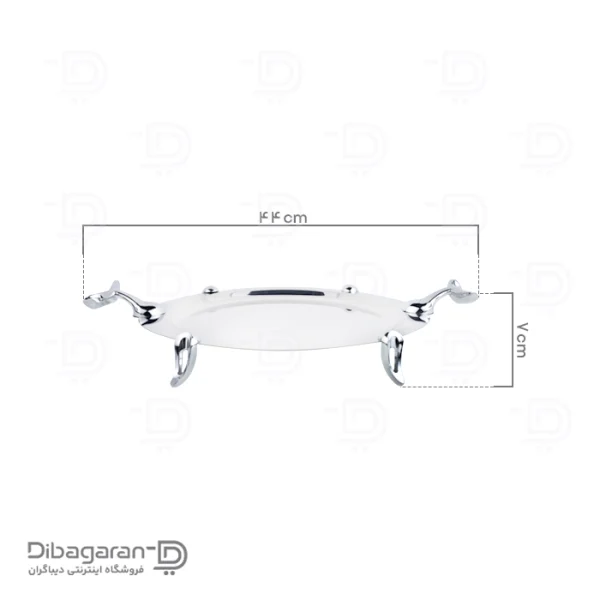 سینی استیل سافینوکس مدل فلیم کد0 415 ابعاد سینی استیل سافینوکس مدل فلیم کد 415