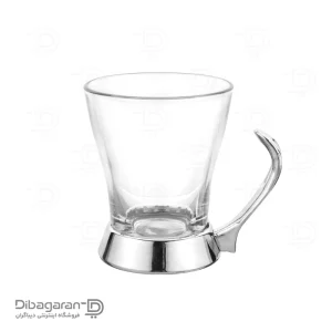 لیوان انگاره سافینوکس مدل فلیم کد CR002 نقره ای