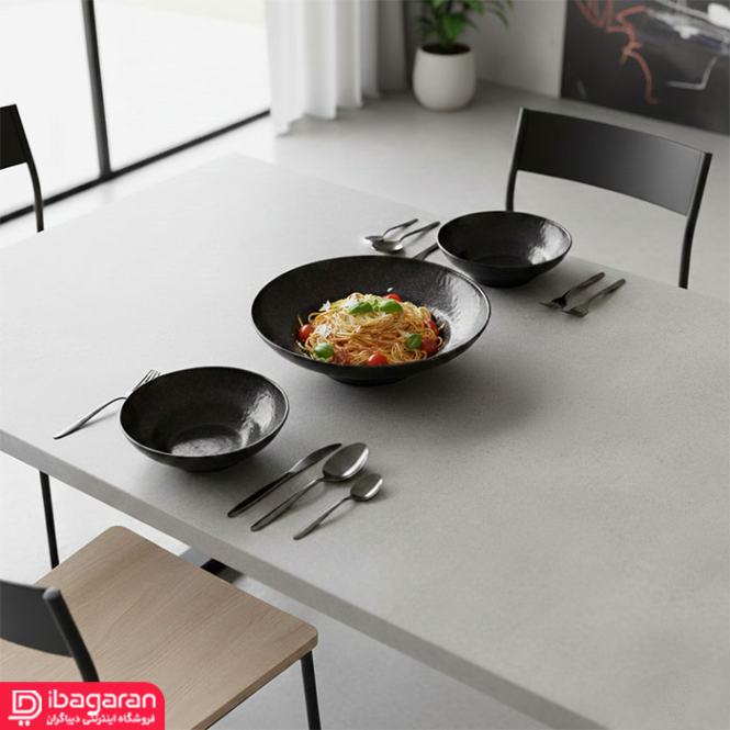 پاستا خوری ملامین ساور با طراحی جمع و جور