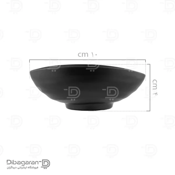 سس خوری ملامین ساور کد 140052 (2) ابعاد سس خوری ملامین ساور کد 140052