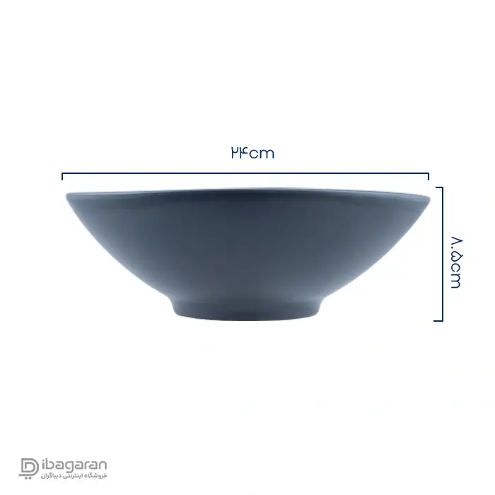 ابعاد کاسه ملامین ساور مدل 25105