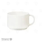 فنجان چینی زرین فرم اس بزرگ