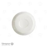 نعلبکی چینی زرین فرم اس بزرگ