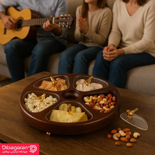 اردو خوری چوبی ایندو وود مدل پنج خانه کد 9920/5 خرید و قیمت اردو خوری چوبی ایندو وود مدل پنج خانه کد 9920/5