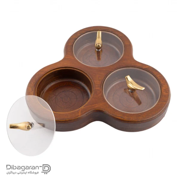 اردو خوری چوبی ایندو وود مدل سه خانه کد 9920/33 خرید و قیمت اردو خوری چوبی ایندو وود مدل سه خانه کد 9920/33